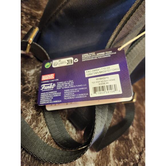 π·οΈ FUNKO Spider-Man: No Wayβ Home Mini Backpack β 11.5β Web-Slinger Style - Picture 3 of 4